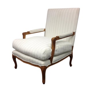 Kreiss Bergere Chair in Holly Hunt Fabric For Sale