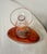 Vintage Kosta Boda Satellite Signed Bertil Vallien Red Bottle Vase Sculpture For Sale In New York - Image 6 of 14