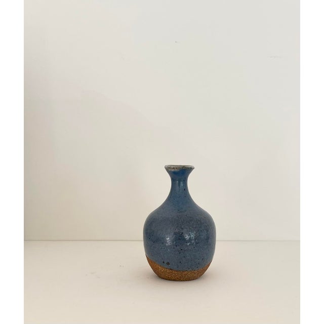 Mid-Century Modern Pottery Bud Vase For Sale - Image 3 of 5