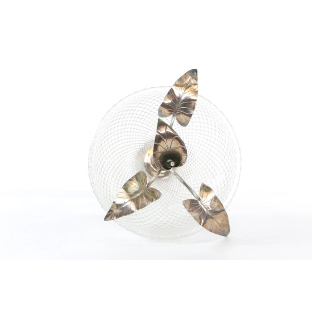 19th Century North American Silver Plated / Cut Crystal Centerpiece For Sale - Image 5 of 10