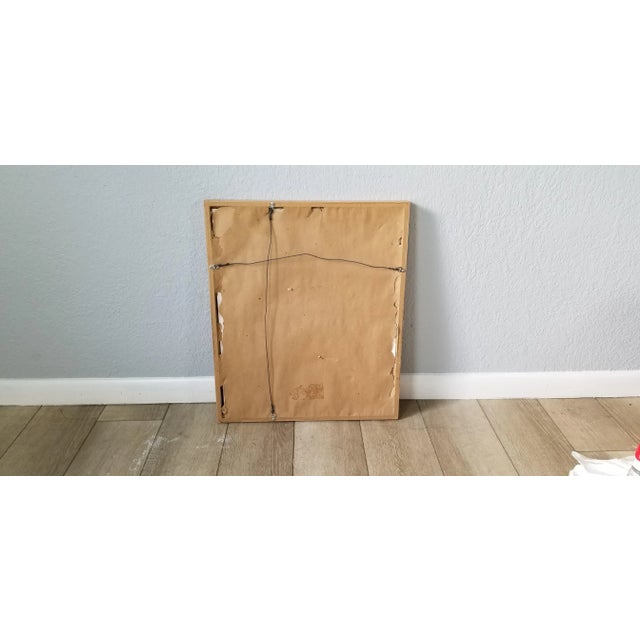 1980s 80s Tienel Postmodern Geometric Collage Wall Art / Painting For Sale - Image 9 of 10