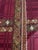 2000 - 2009 Vintage Schumacher Burgandy "Paisley and Plaid" Screen Print Cotton Fabric. 5.5 Yards. For Sale - Image 5 of 5