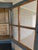 Primitive Shaker Style Paint Distressed Step Back Cabinet by Ezra G Tiffin Ohio For Sale - Image 14 of 18