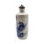 Ceramic Vintage Chinese Blue & White Porcelain Snuff Bottle With Stopper Spoon (3.375") For Sale - Image 7 of 14