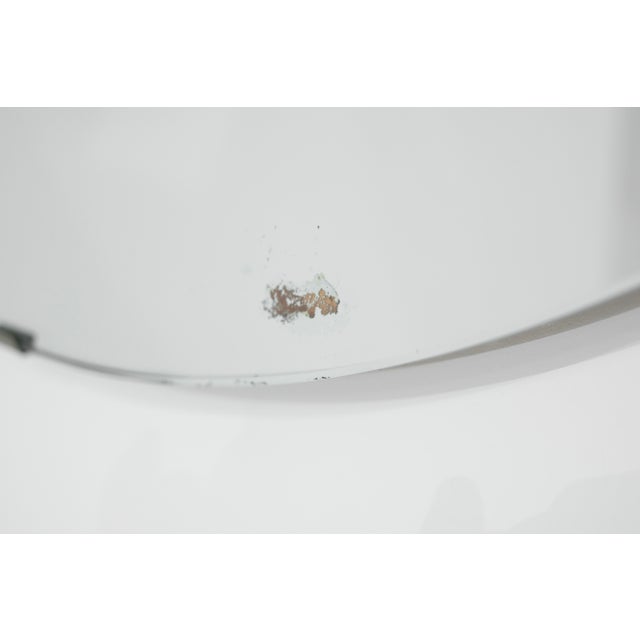 Large Vintage Mirror with Screen Printing, 1950s For Sale - Image 10 of 13