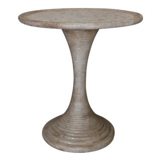 Gabby Gloria Antique Gold and Silver Leafed Table For Sale