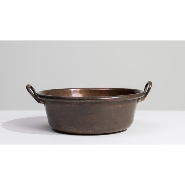 Chocolate 19th Century Belgium Chocolate Copper Serving Piece For Sale - Image 8 of 15