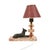 French Art Deco Table Lamp in Pink Marble Glass, 1930s For Sale - Image 14 of 17