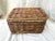 Rustic European Woven Wicker Basket with Lid. Perfect for display or place your goodies for a coffee bar etc. Lots of...