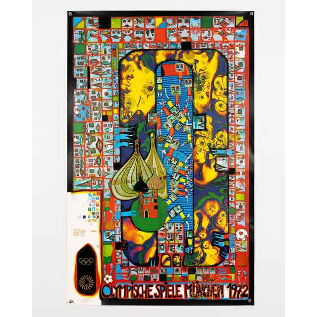 Serigraph Olympics 1972 Poster from Friedensreich Hundertwasser, 1970 For Sale - Image 3 of 9