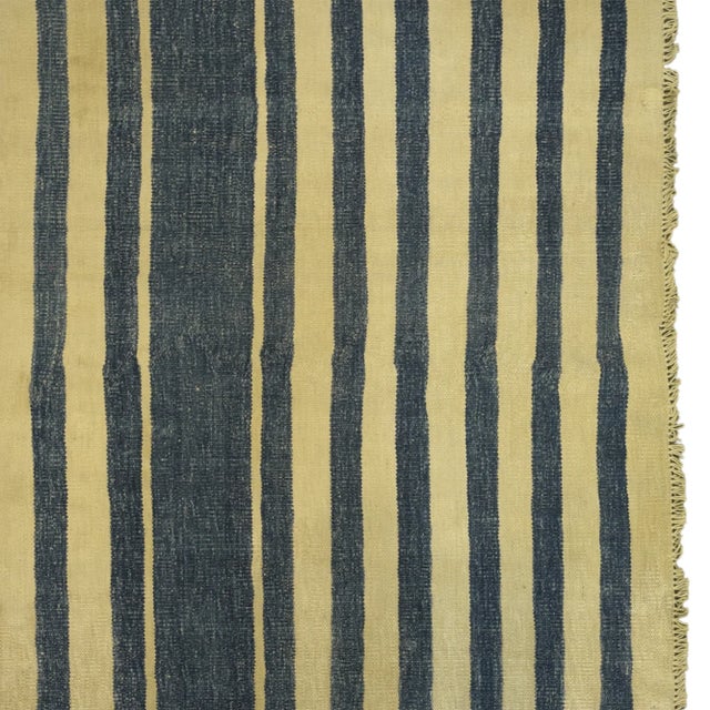1950s Vintage Dhurrie Rug With Stripes, From Rug & Kilim For Sale - Image 5 of 6