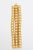 This fabulous vintage gold pated sculptural bracelet of multi directional rows of inverted triangles is by Marcy Feld and...