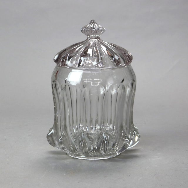 19th Century Antique Pressed Glass Pieces- 3 Pieces For Sale - Image 12 of 12