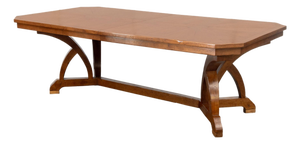 Modern Walnut Octagonal Extending Dining Table