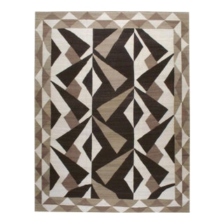 Vintage Large Abstract Turkish Kilim - 11'9" x 15'3" For Sale