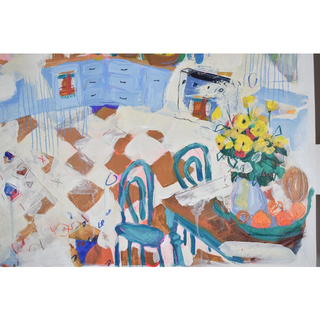 Abstract Abstract Figuration Painting by Daisy Faith Titled Making Memories For Sale - Image 3 of 6