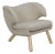 NOIR Valerie Chair with Wheat Fabric For Sale