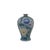 This elegant ceramic vase features a balanced, baluster-style silhouette with a tapering body that flares slightly at the...