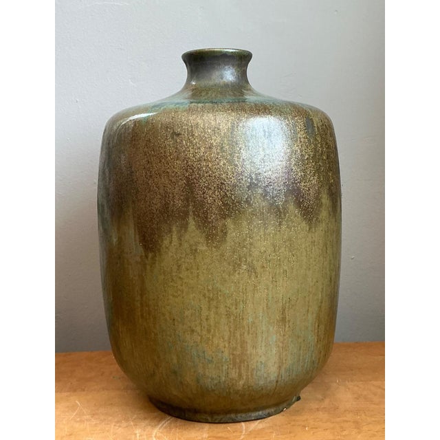 Vintage Handcrafted Studio Pottery Vase For Sale In West Palm - Image 6 of 11