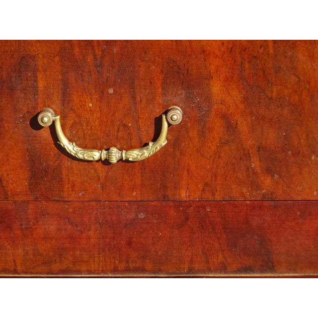 Chest of Drawers in Mahogany Veneer with White Marble Top For Sale - Image 9 of 18
