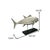 This large chrome/silver color tuna fish statue sculpture by Decor is perfect for coastal nautical decor. The sculpture...