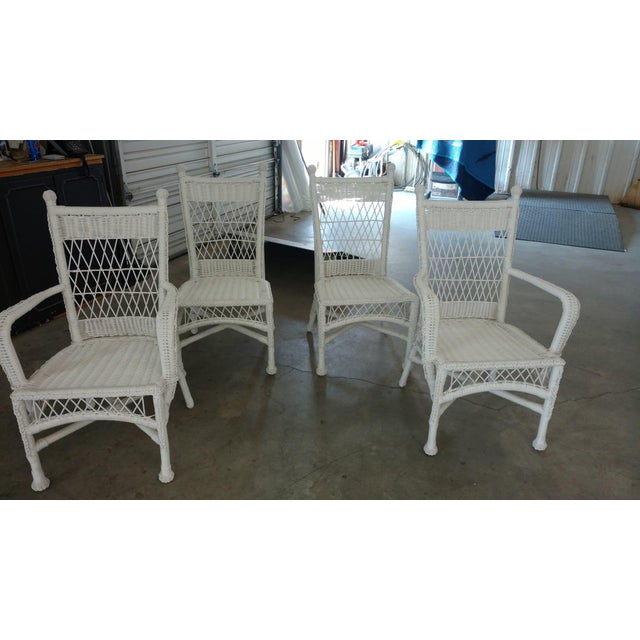 Modern Lane Venture Bar Harbor Outdoor Dining Chairs Set of 4 Chairish