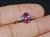 GIA Natural 3.88CTS VVS D Diamond Pink Sapphire Platinum 18K Gold Engagement Ring, size 6.25 For Sale In Dallas - Image 6 of 9