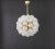 German Sputnik Chandelier with Snow Glass Balls by Doria, 1970s For Sale - Image 8 of 14