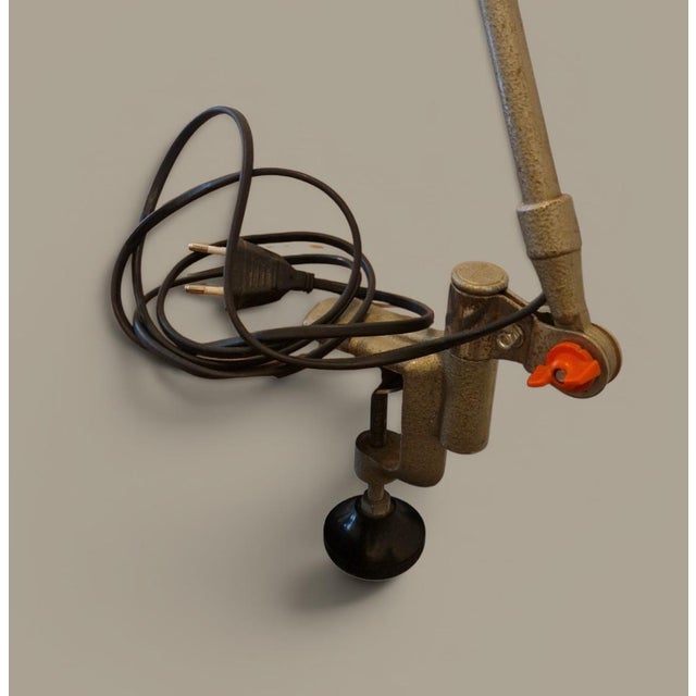 Vintage French Industrial Architect Table Lamp, 1950s For Sale - Image 13 of 18