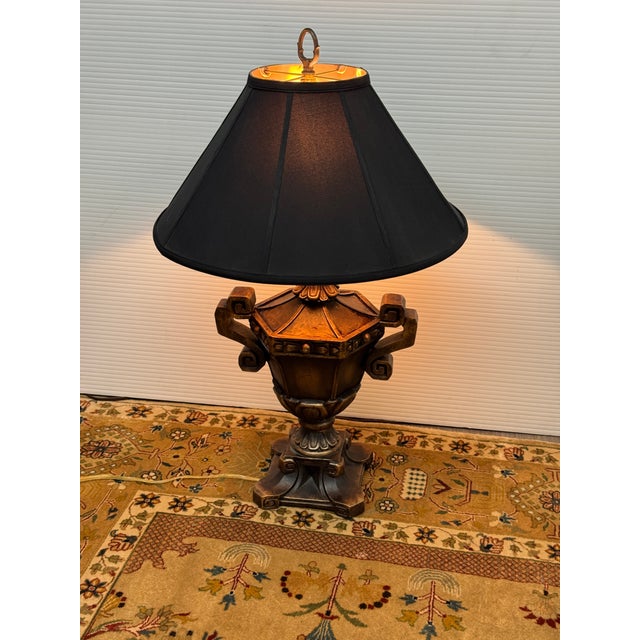 2000 - 2009 Neoclassical Style Urn Shaped Table Lamp For Sale - Image 5 of 12