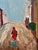 U. Ekshard, Street Scene, 1971, Oil on Panel, Framed For Sale - Image 10 of 18