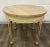 This is a gorgeous vintage French Louis XVI style marble top round side table, end table, accent table, or occasional...