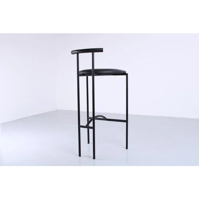 Black Tokyo Black Stool by Rodney Kinsman for Bieffeplast, 1980s For Sale - Image 8 of 18