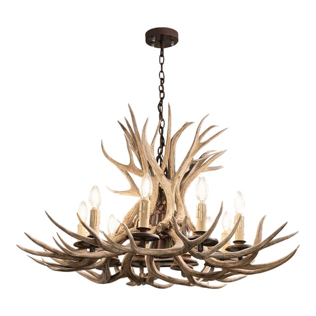 Vintage Antler Chandelier For Sale