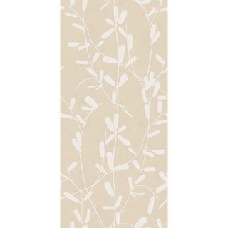 Liripoe Wallpaper by Susan Hable in Tan For Sale