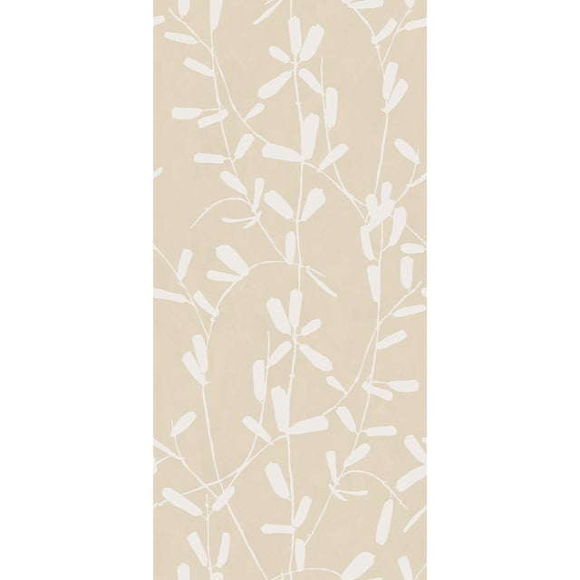 Liripoe Wallpaper by Susan Hable in Tan For Sale