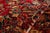 Red Antique Persian Sarouk Rug, 13'08 X 17'02 For Sale In Dallas - Image 6 of 10
