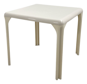 White Stadio 80 Dining Table by Vico Magistretti for Artemide, 1970s