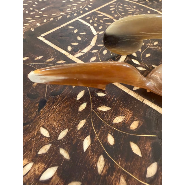 Hand Carved Horn Spoons For Sale - Image 4 of 8