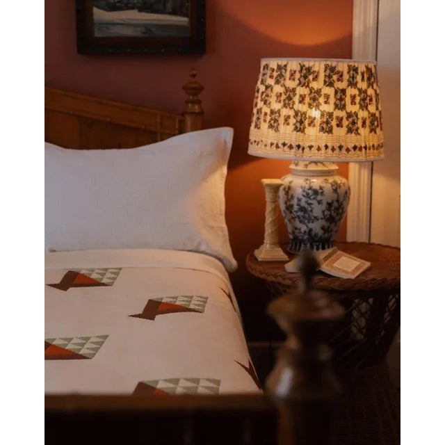 Introducing Sharland England's first bedding collection: hand-stitched quilts inspired by early American Shaker...