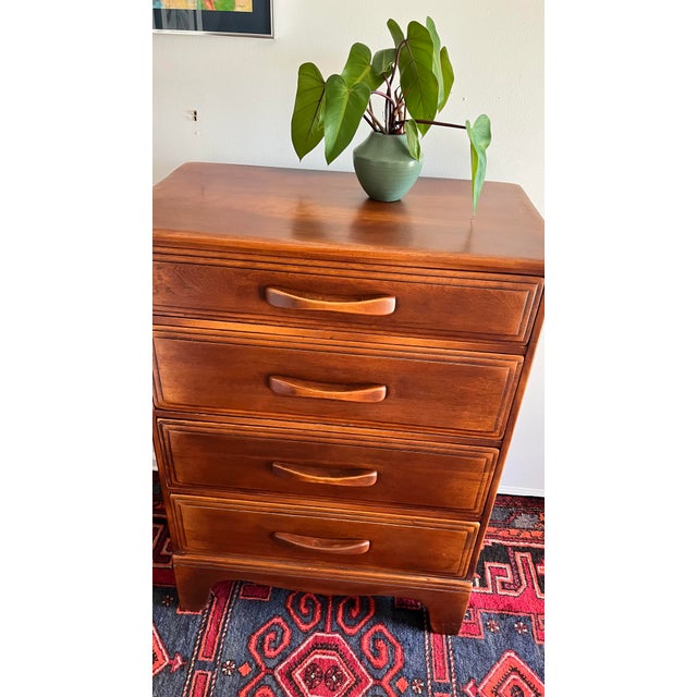 1940's Wood Dresser 4 Drawer by Cushman Colonial For Sale In West Palm - Image 6 of 9