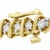 Contemporary 18K Yellow Gold Round Cut Diamond Spiral Link Bracelet (2.00 cttw, I-J Color, I1-I2 Clarity) For Sale - Image 3 of 4