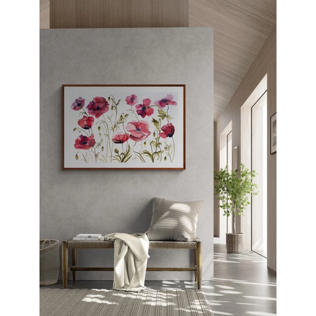 Original watercolor painting on 140 lb Arches cold press paper with deckled edges Artist: Elizabeth Becker Year: 2024...