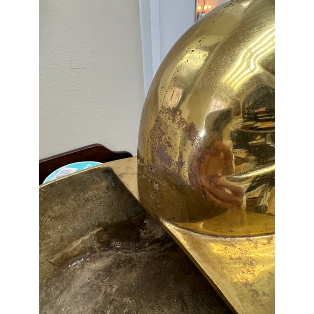 1980s Solid Brass Nautilus Shell For Sale In Orlando - Image 6 of 9
