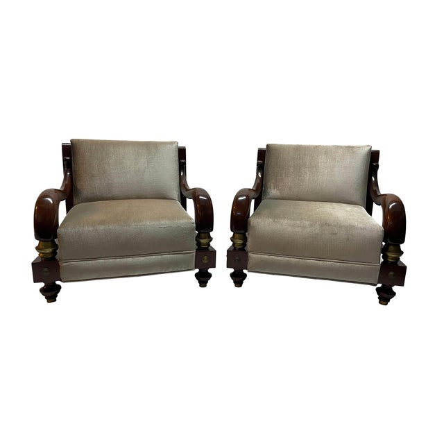 Pair of Sculptural Lounge Chairs Attributed to Octavio Vidales for Muebles Johrvy, Mexico, 1950s For Sale In Los Angeles - Image 6 of 17