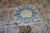 1890s Peach Floral Medallions Antique Chinese Carpet Silk Embroidery 1'6'' X 4' Rug For Sale - Image 14 of 15