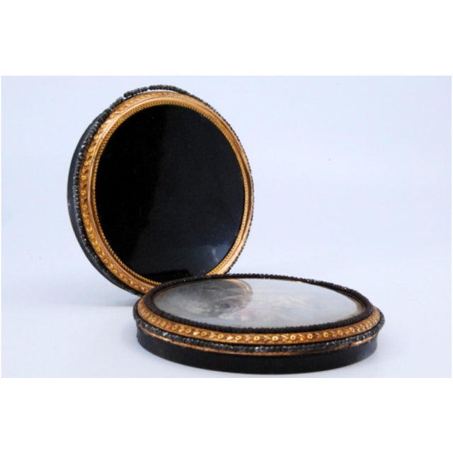 Gold Tortoiseshell and Gold Jewelry Box For Sale - Image 8 of 10