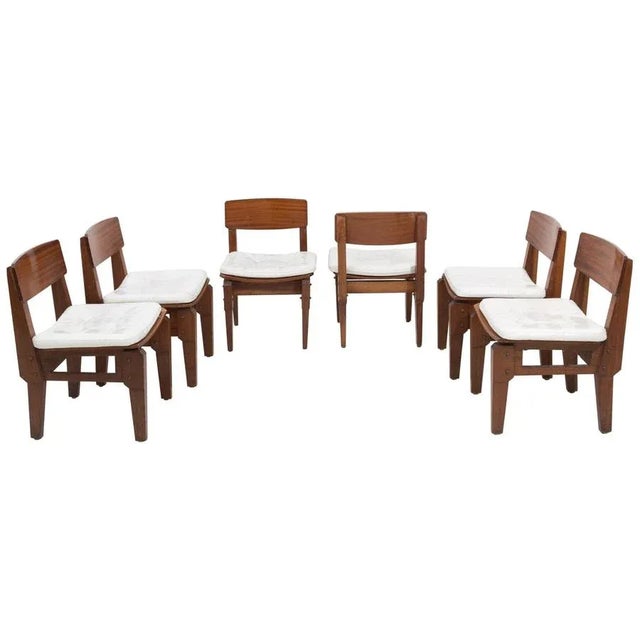 Vintage Italian Chairs by Vito SanGirardi for the Pallante Shop, Set of 6 For Sale - Image 18 of 18