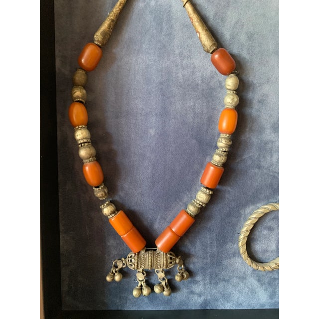 Purchased in Saudi Arabia in the late 70s, I am uncertain as to the actual age of these two pieces. They were old when...