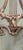 A Pair 1930s Brass & Crystal Swan Candle Wall Sconces For Sale - Image 9 of 10
